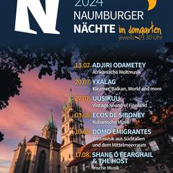 Plakat der Naumburger Nächte 2024 ©SB Stadtmarketing / Stadt Naumburg (Saale)