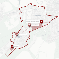 Fokusgebiete STEK Südwest ©Stadtverwaltung Naumburg (Saale)