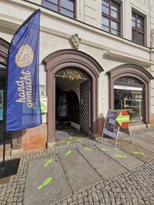 Eingang zum Pop-Up-Store ©Staverwaltung Naumburg (Saale)